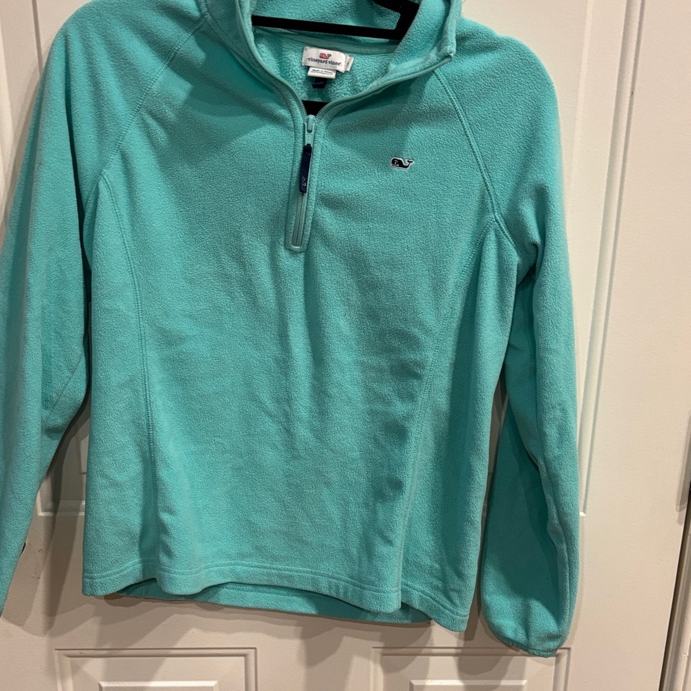 Vineyard Vines Aqua Fleece Pullover